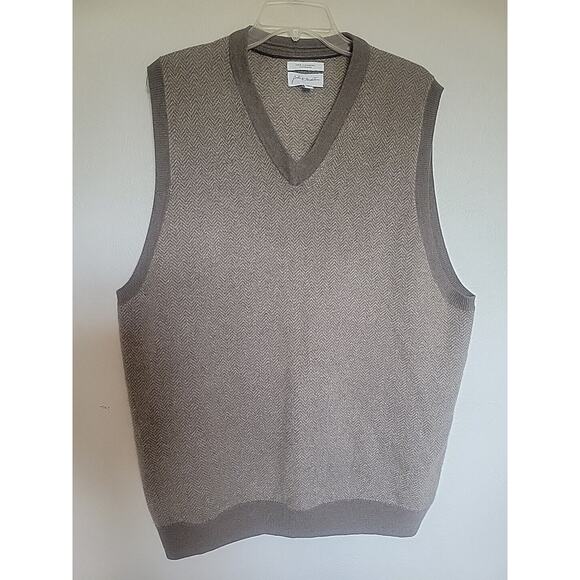 John W Nordstrom Cashmere Vest Men's XL - Picture 1 of 9